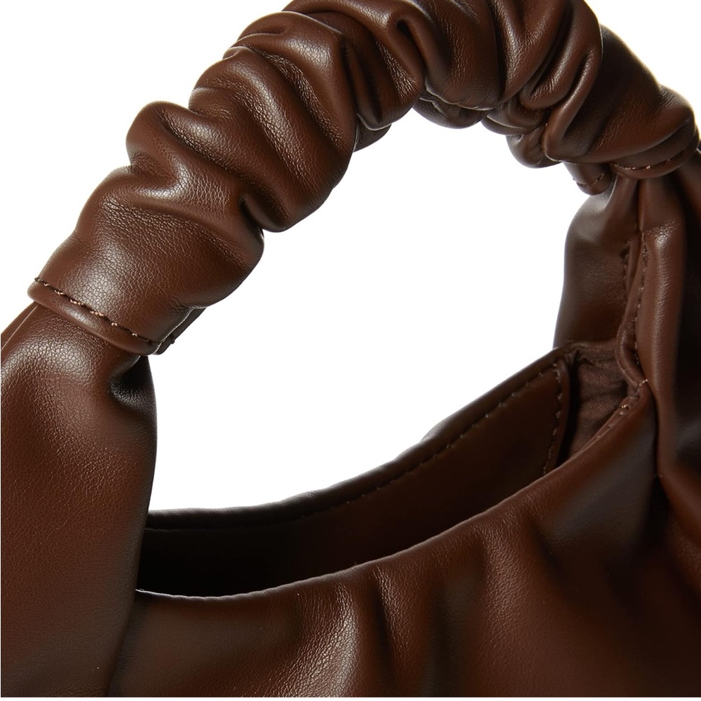 The Drop Chocolate Brown Vegan Leather Purse - Picture 4 of 6